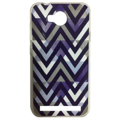 „Pattern“ raštuotas violetinis kieto silikono Huawei Y3 II (Huawei Y3 2) dėklas / Priedai.lt