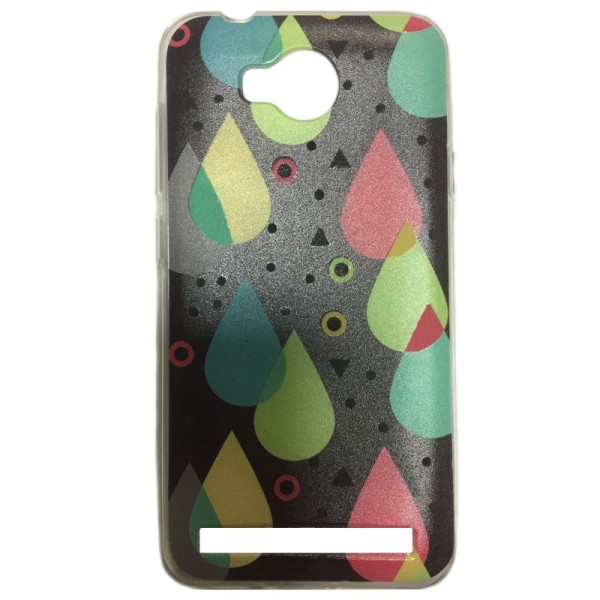 „Drops“ cieta silikona futrālis - melns (Y3 II)