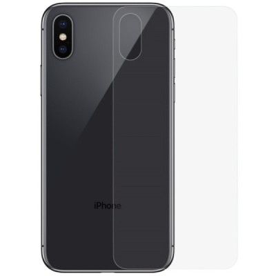 Apple iPhone X (iPhone Xs) dzidrs aizmugurēja korpusa daļa aizsargstikls (Tempered Glass) / Vacins.lv