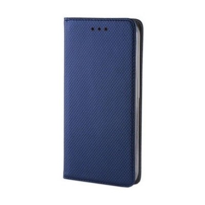 Apple iPhone SE (5, 5s) „Shell“ solidus atverčiamas mėlynas odinis dėklas - knygutė / Priedai.lt