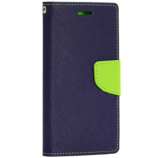„Mercury“ atverčiamas dėklas, piniginė - mėlynas (Galaxy J5 2015)