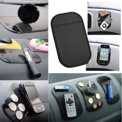 Sticky pad juodas automobilinis silikoninis lipnus nano ant slip kilimėlis / Priedai.lt