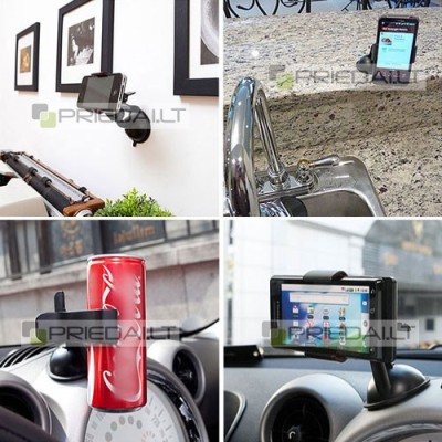 Melns telefona autoturētājs / Vacins.lv