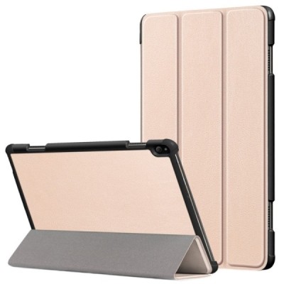 Lenovo Tab P10 (TB-X705F) atvēramais zelta maciņš / Vacins.lv