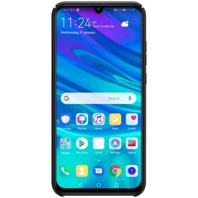 Nillkin Frosted Shield Huawei P smart 2019 (Honor 10 Lite) juodas plastikinis dėklas / Priedai.lt