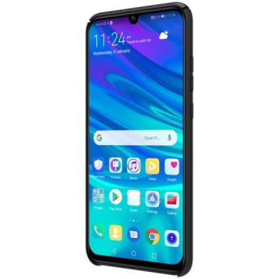 Nillkin Frosted Shield Huawei P smart 2019 (Honor 10 Lite) juodas plastikinis dėklas / Priedai.lt