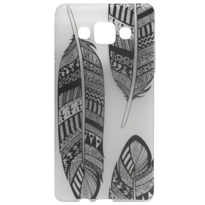 Samsung Galaxy A5 (A500) Feather kieto silikono (TPU) baltas dėklas - nugarėlė / Priedai.lt