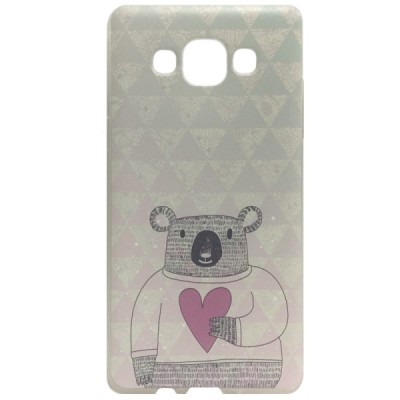 Samsung Galaxy A5 (A500) Bear cieta silikona (TPU) dažādas apvalks / Vacins.lv