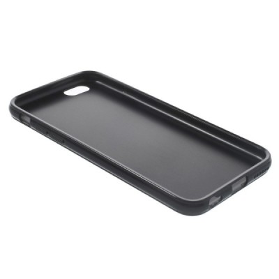 Apple iPhone 6, 6s cieta silikona (TPU) glancēta melns apvalks / Vacins.lv