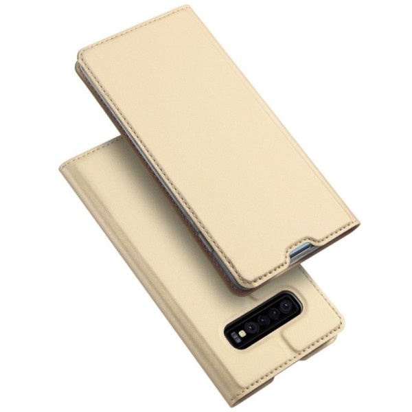 „Dux Ducis“ Skin atvērams maciņš - zelta (Galaxy S10)