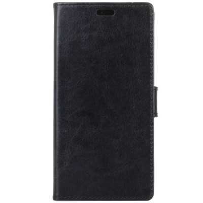 Samsung Galaxy S10 (G973) atvēramais ādas melns maciņš (maks) / Vacins.lv