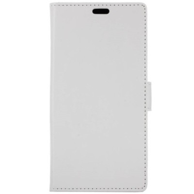 Samsung Galaxy S10 (G973) atvēramais ādas balts maciņš (maks) / Vacins.lv