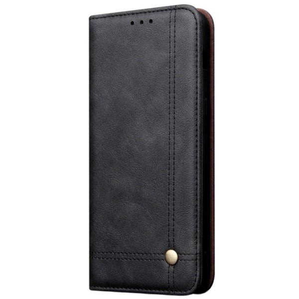 „Deluxe“ atverčiamas dėklas - juodas (Galaxy S10)