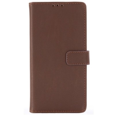 Samsung Galaxy S10 (v) atvēramais ādas tumši brūns retro maciņš (maks) / Vacins.lv