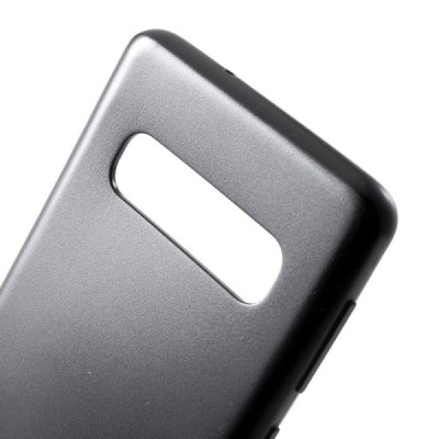 Samsung Galaxy S10 (G973) Mercury melns cieta silikona (TPU) apvalks / vacins.lv