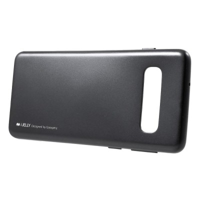 Samsung Galaxy S10 (G973) Mercury melns cieta silikona (TPU) apvalks / vacins.lv