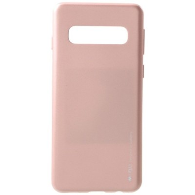 Samsung Galaxy S10 (G973) Mercury gaiši rozs cieta silikona (TPU) apvalks / vacins.lv