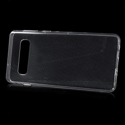 Samsung Galaxy S10 (G973) dzidrs (caurspīdīgs) cieta silikona TPU apvalks | Vacins.lv