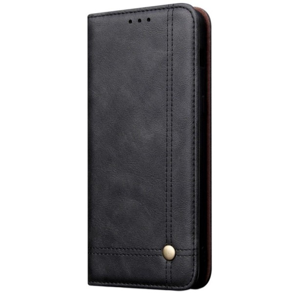 „Deluxe“ atvēramais maciņš - melns (Galaxy S10+)