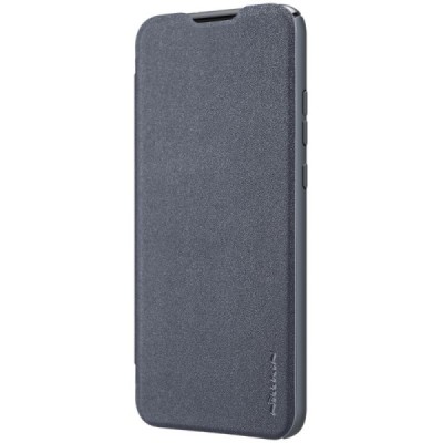 Huawei P smart 2019 (Honor 10 Lite) pilkas odinis atverčiamas Nillkin Sparkle dėklas - knygutė / Priedai.lt