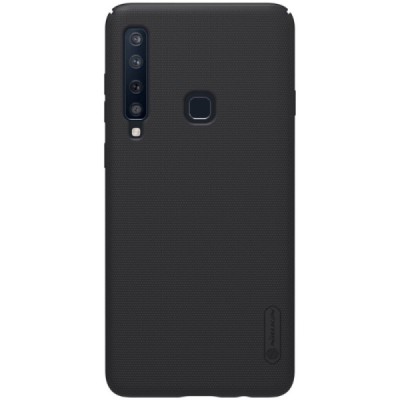 Samsung Galaxy A9 2018 (A9 Star Pro) Nillkin Frosted Shield melns plastmasas apvalks / vacins.lv