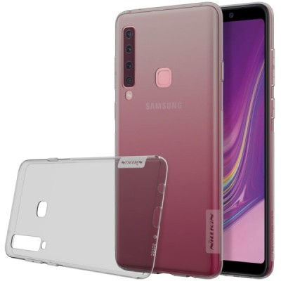 Samsung Galaxy A9 2018 (A9 Star Pro) Nillkin Nature dzidrs (caurspīdīgs) silikona pelēks planākais apvalks / Vacins.lv