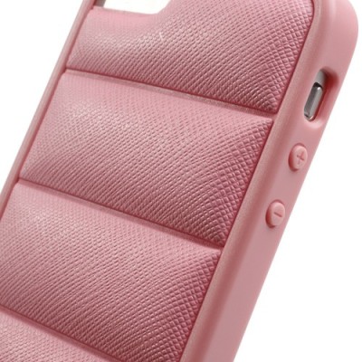 Rožinis „Infisens“ silikoninis Apple iPhone SE (5, 5s) dėklas / Priedai.lt