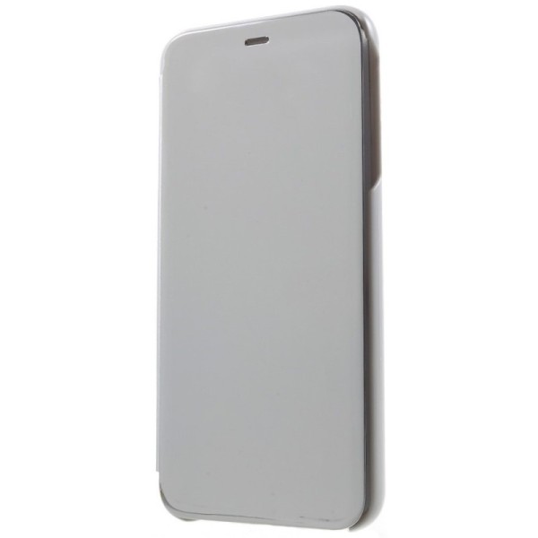 Plastikinis atverčiamas dėklas - sidabrinis (Galaxy J4+)