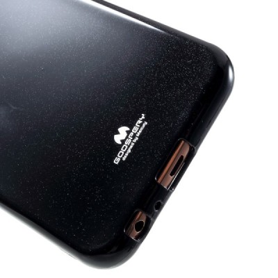 Samsung Galaxy J4+ (J400F) Mercury juodas kieto silikono TPU dėklas - nugarėlė / Priedai.lt