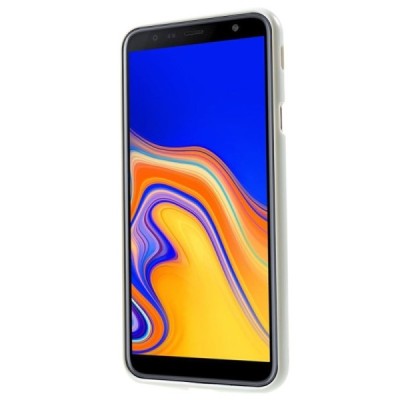 Samsung Galaxy J4+ (J400F) Mercury balts cieta silikona (TPU) apvalks / vacins.lv