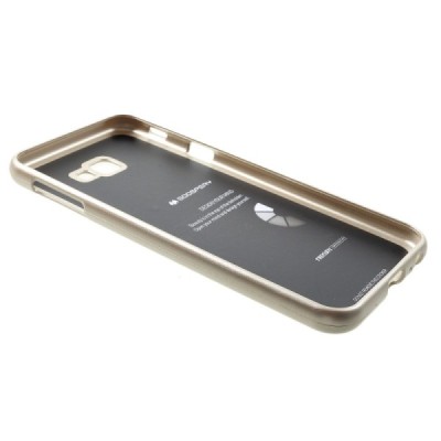 Samsung Galaxy J4+ (J400F) Mercury auksinis kieto silikono TPU dėklas - nugarėlė / Priedai.lt