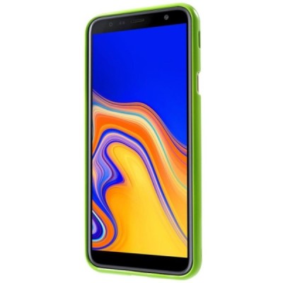 Samsung Galaxy J4+ (J400F) Mercury zaļš cieta silikona (TPU) apvalks / Vacins.lv