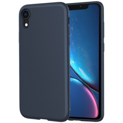 Apple iPhone Xr „Lenuo“ kieto silikono TPU mėlynas dėklas - nugarėlė / Priedai.lt