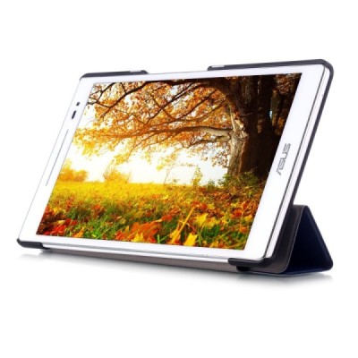 Asus ZenPad 8 (Z380KL) atvēramais zils maciņš / Vacins.lv