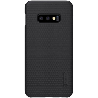 Samsung Galaxy S10e (G970) Nillkin Frosted Shield melns plastmasas apvalks / vacins.lv