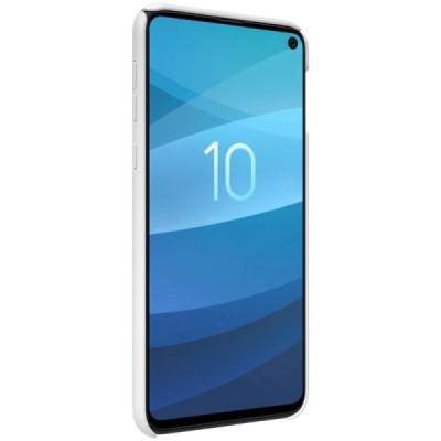 Samsung Galaxy S10e (G970) Nillkin Frosted Shield balts plastmasas apvalks / vacins.lv