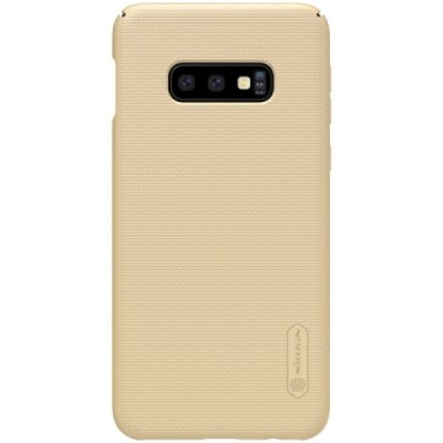 Samsung Galaxy S10e (G970) Nillkin Frosted Shield zelta plastmasas apvalks / vacins.lv
