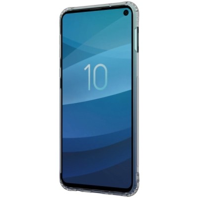 Samsung Galaxy S10e (G970) Nillkin Nature dzidrs (caurspīdīgs) silikona planākais pelēks apvalks / Vacins.lv