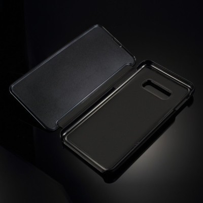 Samsung Galaxy S10e (G970) plastikinis atverčiamas juodas dėklas / Priedai.lt