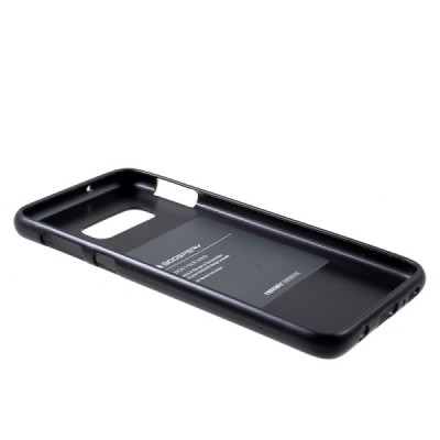 Samsung Galaxy S10e (G970) Mercury juodas kieto silikono tpu dėklas - nugarėlė / Priedai.lt