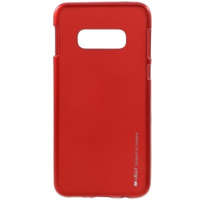 Samsung Galaxy S10e (G970) Mercury sarkans cieta silikona (TPU) apvalks / vacins.lv