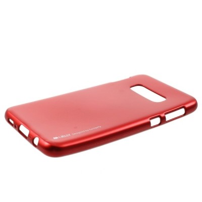 Samsung Galaxy S10e (G970) Mercury sarkans cieta silikona (TPU) apvalks / vacins.lv