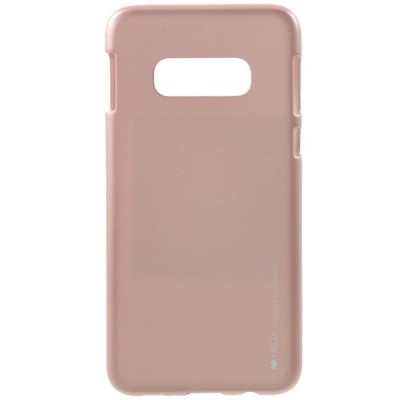 Samsung Galaxy S10e (G970) Mercury gaiši rozs cieta silikona (TPU) apvalks / vacins.lv