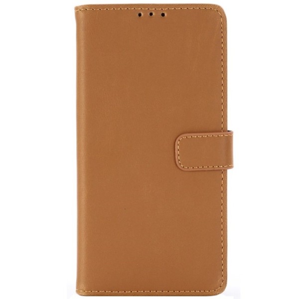 „Retro“ atvēramais maciņš - gaiši brūns (Galaxy S10+)