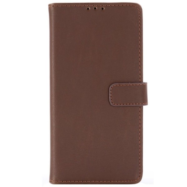 „Retro“ atvēramais maciņš - tumši brūns (Galaxy S10+)