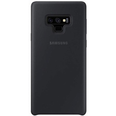 Samsung Galaxy Note 9 (N960F) „Samsung“ Silicone Cover cieta silikona TPU melns apvalks / vacins.lv