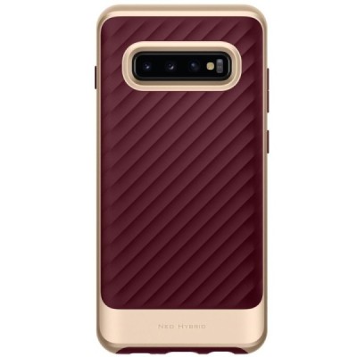 „Spigen“ Neo Hybrid pastiprinātas aizsardzības bordo Samsung Galaxy S10+ (G975) apvalks / Vacins.lv