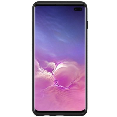 „Spigen“ Liquid Air Samsung Galaxy S10+ (G975) juodas kieto silikono dėklas / Priedai.lt