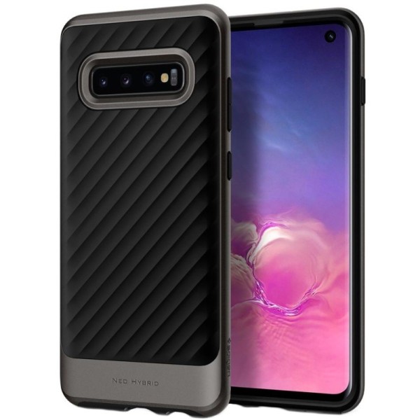 „Spigen“ Neo Hybrid apvalks - melns (Galaxy S10)