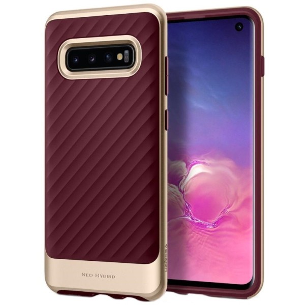 „Spigen“ Neo Hybrid apvalks - bordo (Galaxy S10)